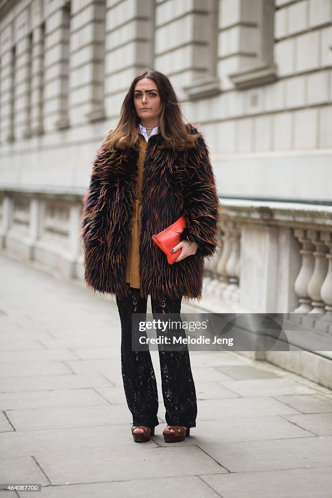 Day 2 - Street Style - LFW FW15