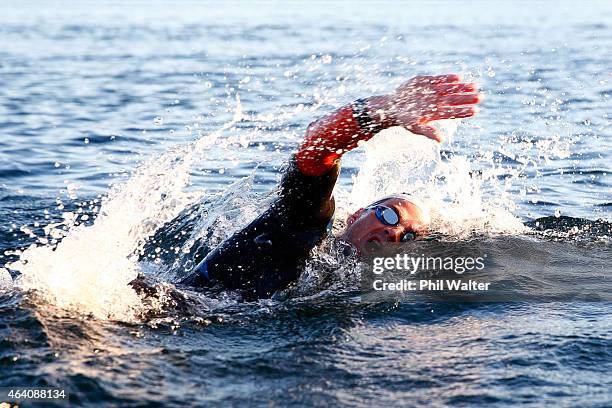 Dylan McNeice of New Zealand competes in the Challenge Wanaka on February 22, 2015 in Wanaka, New Zealand.