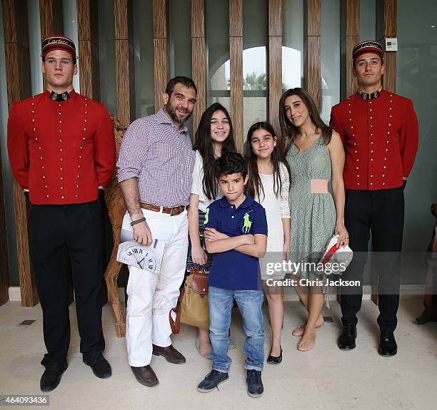 Prince Ali Bin Al-Hussein of Jordan attends the final day of the Cartier International Dubai Polo Challenge 10th edition at Desert Palm Hotel on...