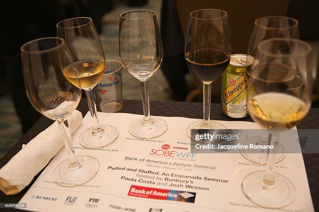 Bank of America Lifestyle Seminar - Puffed and Stuffed: An Empanada Seminar Hosted By Bunbury's Paula Costa and Josh Wesson - 2015 Food Network & Cooking Channel South Beach Wine & Food Festival