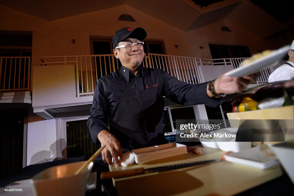 Belvedere Vodka & Moet & Chandon Champagne Present Dinner Hosted By Masaharu Morimoto And Anita Lo - 2015 Food Network & Cooking Channel South Beach Wine & Food Festival