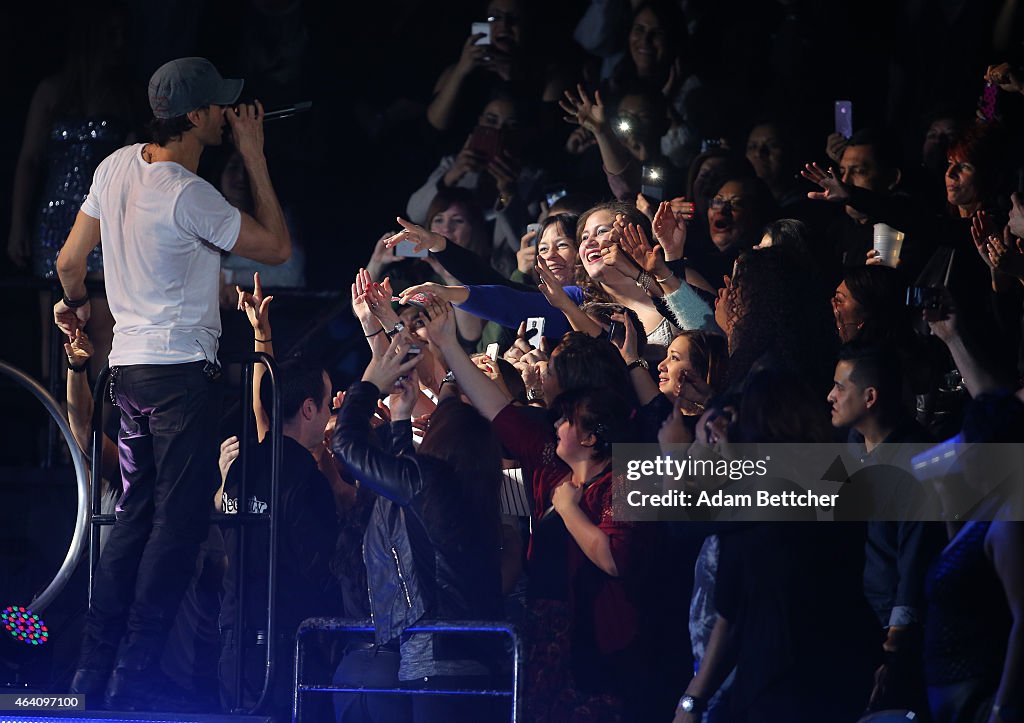 Enrique Iglesias With Pitbull In Concert - Minneapolis, Minnesota