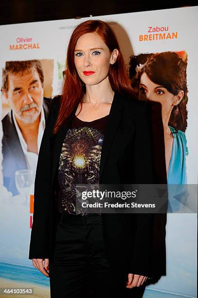 Actress Audrey Fleurot attends the "Belle Comme La Femme D'un Autre" Paris Premiere At UGC Bercy on January 20, 2014 in Paris, France.