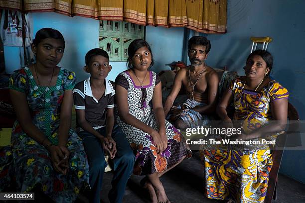 Jeevraj, the sole earning member of the family fell from a construction site where he worked as a mason and lost one of his legs. Due to the refugee...