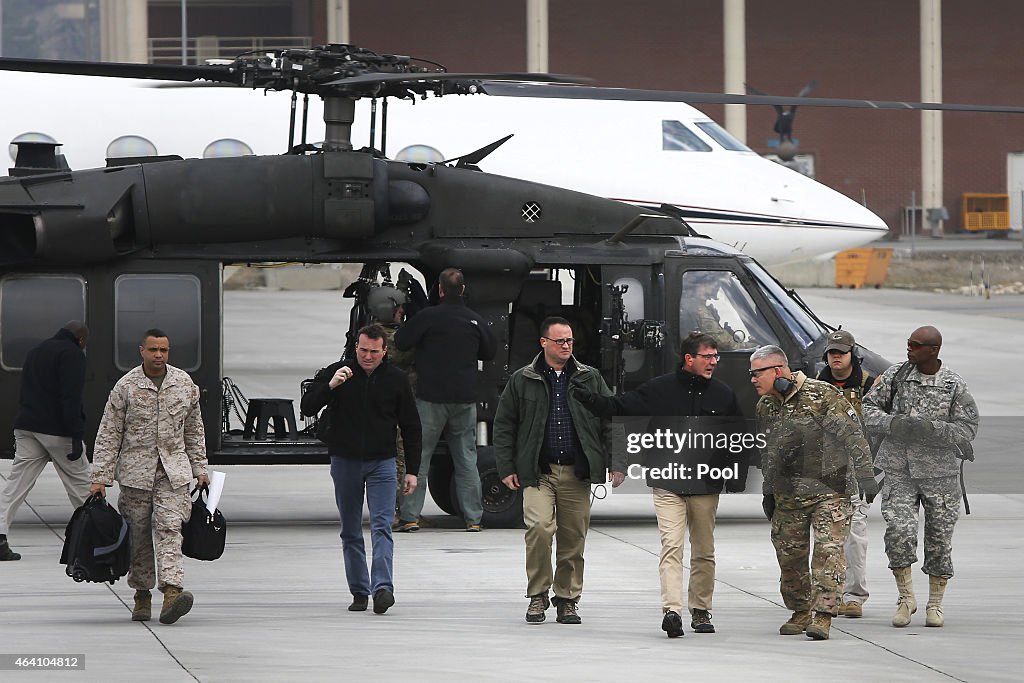 Ashton Carter Travels To Afghanistan