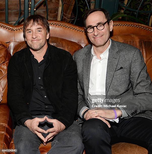 Director Richard Linklater and President & CEO AMC Networks Josh Sapan attend the AMC Networks and IFC Films Spirit Awards After Party on February...