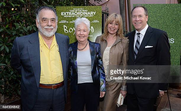 Director Francis Ford Coppola and guests attend the AMC Networks and IFC Films Spirit Awards After Party on February 21, 2015 in Santa Monica,...