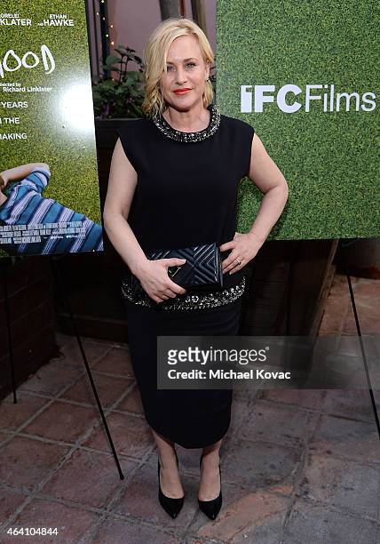 Actress Patricia Arquette attends the AMC Networks and IFC Films Spirit Awards After Party on February 21, 2015 in Santa Monica, California.