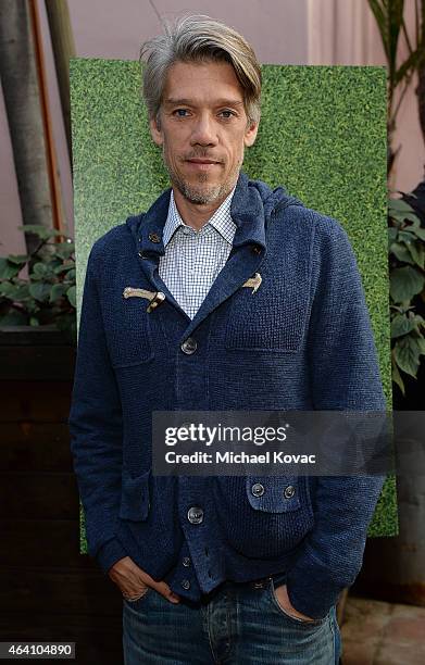 Screenwriter Stephen Gaghan attends the AMC Networks and IFC Films Spirit Awards After Party on February 21, 2015 in Santa Monica, California.