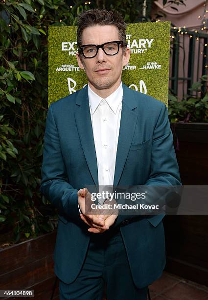 Actor Ethan Hawke attends the AMC Networks and IFC Films Spirit Awards After Party on February 21, 2015 in Santa Monica, California.