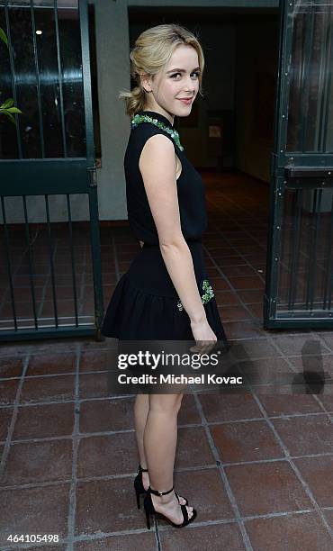 Actress Kiernan Shipka attends the AMC Networks and IFC Films Spirit Awards After Party on February 21, 2015 in Santa Monica, California.