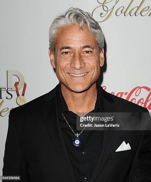 Greg Louganis attends the 3rd annual Gold Meets Golden at Equinox Sports Club West LA on February 21, 2015 in Los Angeles, California.