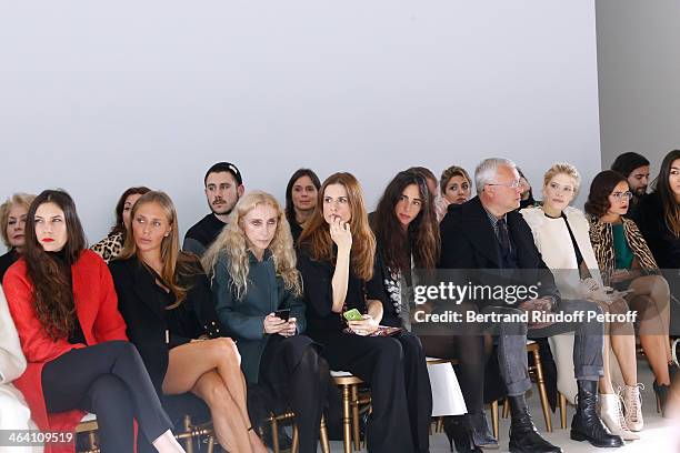 Tatiana Casiraghi, dasha kantov, Franca Sozzani, wife of Colin Firth, Livia Firth, Clotilde de Kersauson, Elena Perminova with her husband Alexander...