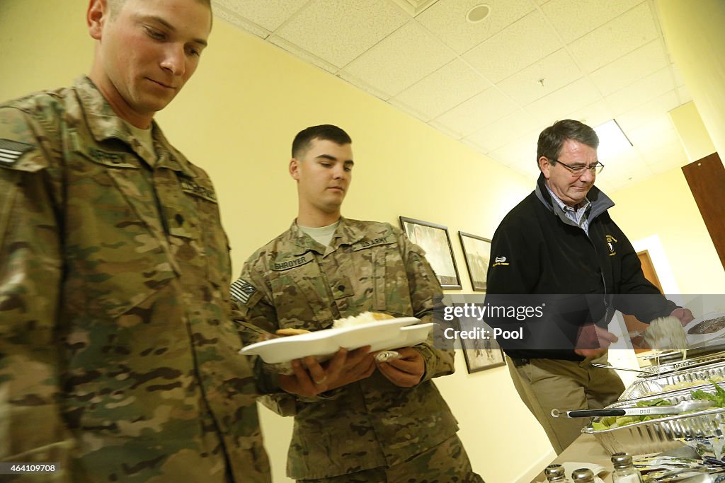 Ashton Carter Travels To Afghanistan