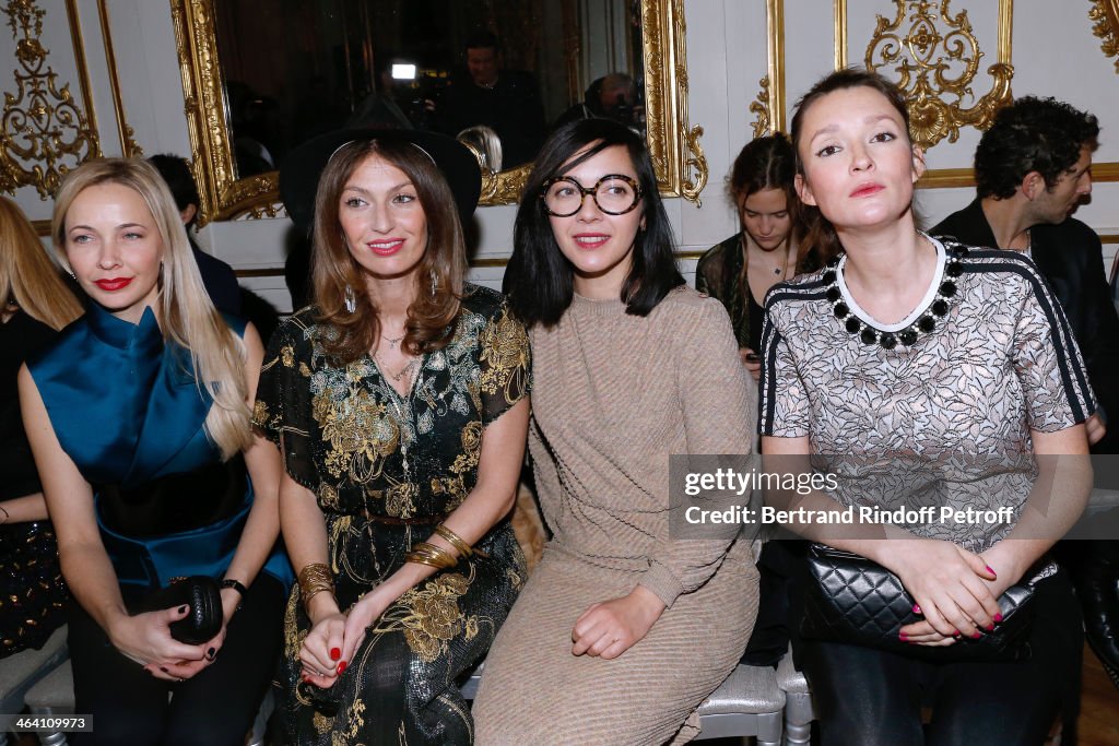 Alexis Mabille : Front Row - Paris Fashion Week - Haute Couture S/S 2014