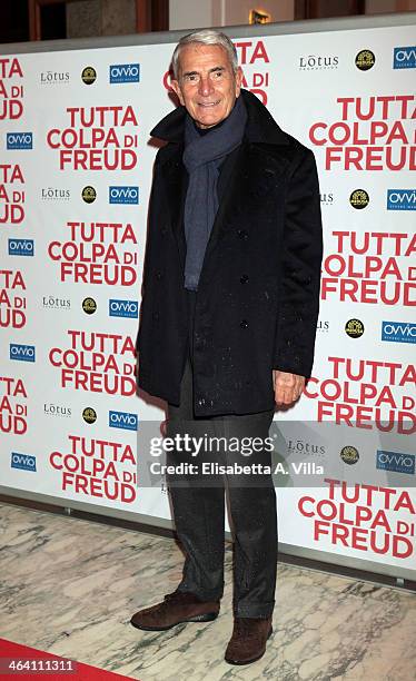 Carlo Rossella attends 'Tutta colpa di Freud' premiere at Teatro dell'Opera on January 20, 2014 in Rome, Italy.