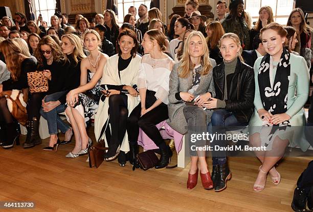 Camilla Al Fayed, Lauren Santo Domingo, Whitney Port, Hikari Yokoyama, Tiphaine de Lussy, Donna Air, daughter Freya Air Aspinall and Tanya Burr...