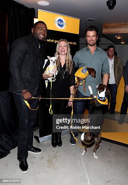 Josh Duhamel And David Ortiz with Tierney Monaco Team Up With Pedigree To Launch New Storytelling Campaign At 2014 Sundance Film Festival at Haven at...