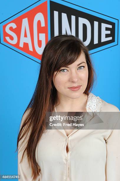 SAGIndie Manager of Development and Sponsorship Eliza Hajek attends the Directors SAG Indie Brunch at Cafe Terigo on January 20, 2014 in Park City,...