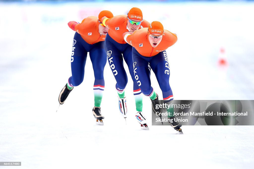 ISU World Junior Speed Skating Championships - Day 3