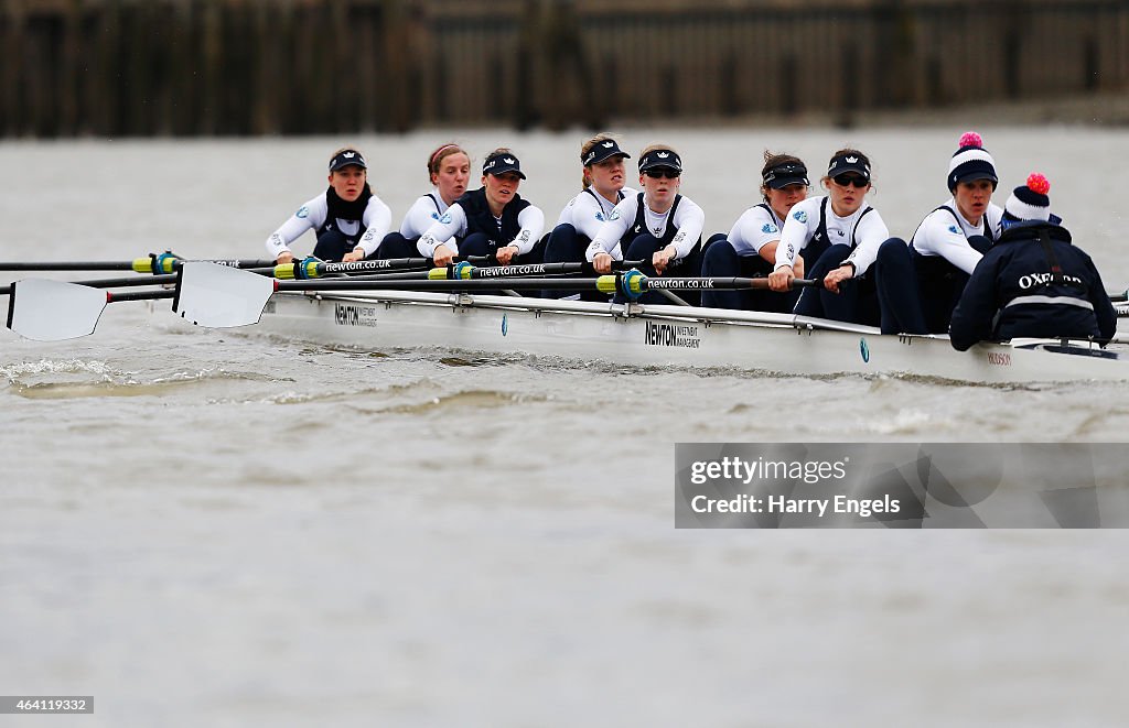 Oxford Women v Molesey - Boat Race Trial Race