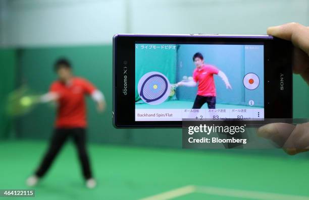 Smart Racket Sensor Smart Tennis Sensor Photos and Premium High Res Pictures - Getty Images