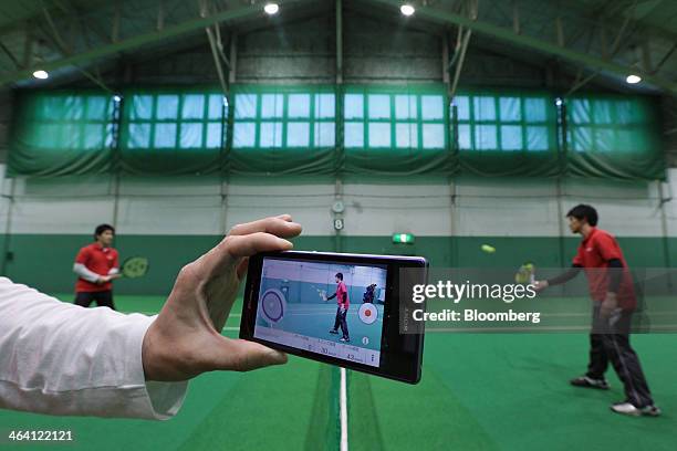 Smart Racket Sensor 15 Smart Tennis Sensor Stock Photos, High-Res Pictures, and Images ...