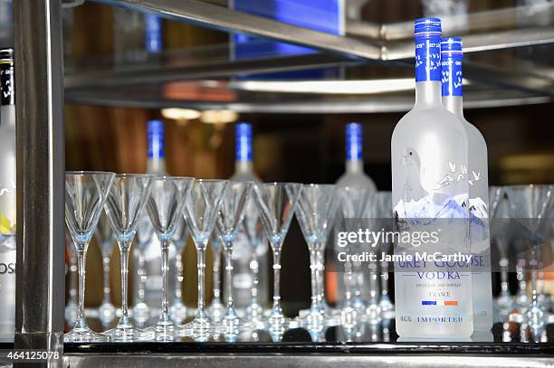 General view of the atmosphere during the Grey Goose hosted Michael Sugar, Doug Wald and Warren Zavala pre-oscar party at Sunset Tower on February...