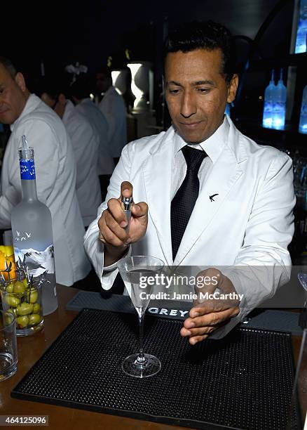 General view of the atmosphere during the Grey Goose hosted Michael Sugar, Doug Wald and Warren Zavala pre-oscar party at Sunset Tower on February...