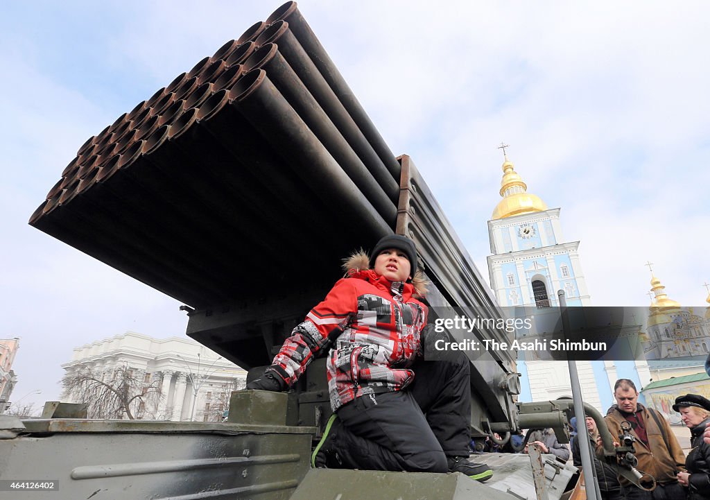 Ukraine Exhibits Weaponry To Prove Russian Involvement In Donbas Fighting