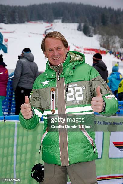 Markus Wasmeier attends the Audi FIS Ski Cross World Cup 2015 on February 22, 2015 in Tegernsee, Germany.