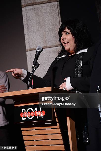 Jane Pollard attends the "20,000 Days On Earth" premiere at Egyptian Theatre on January 20, 2014 in Park City, Utah.