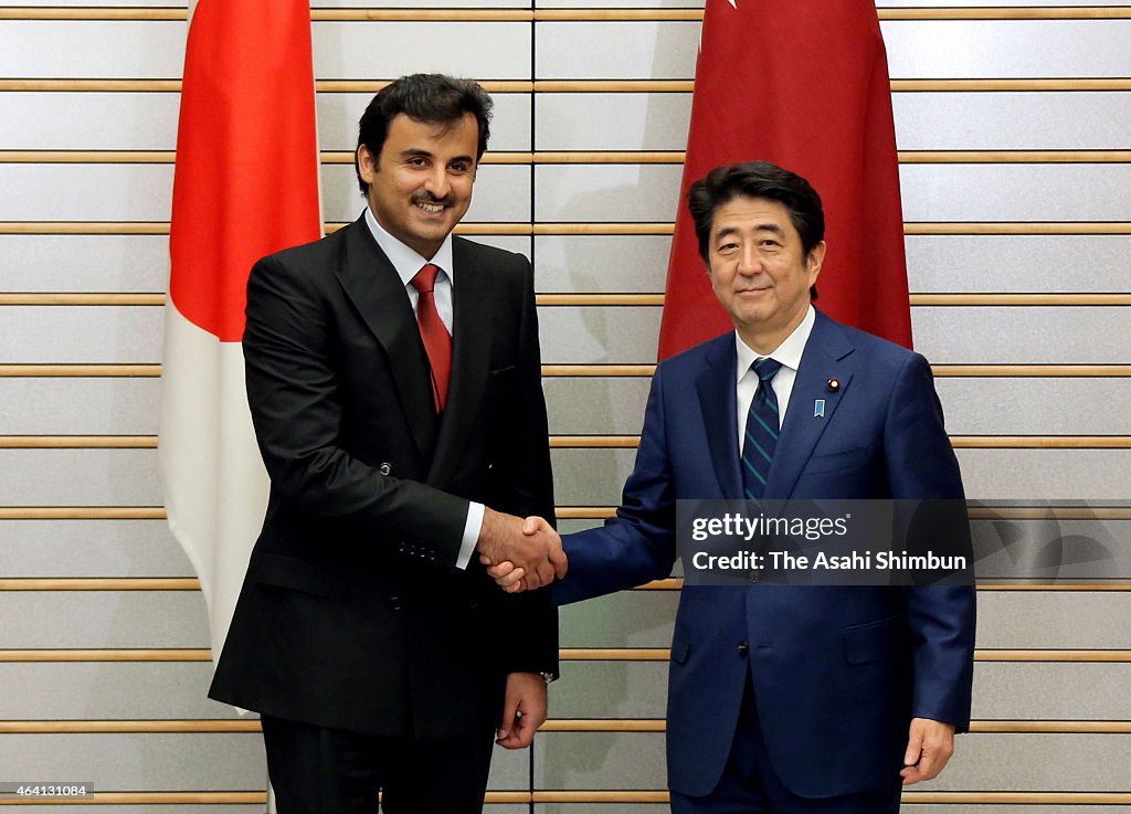 Qatari Sheikh Tamim Bin Hamad Al-Thani Visits Japan