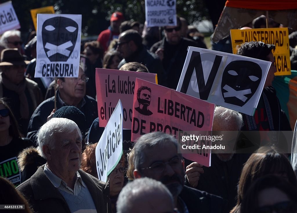 Austerity policy and new security laws protested in Madrid