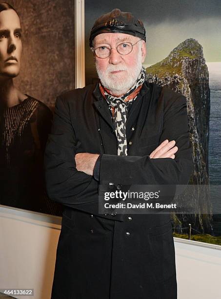 Albert Watson attends the Pringle of Scotland Fully Fashioned Exhibition and Autumn/Winter 2015 Womenswear Runway Show at The Serpentine Gallery on...