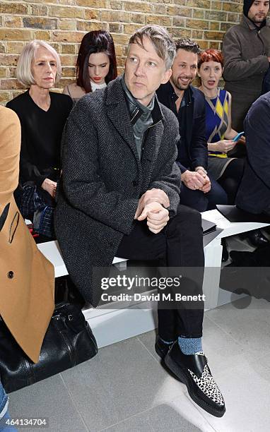 Jefferson Hack attends the Pringle of Scotland Fully Fashioned Exhibition and Autumn/Winter 2015 Womenswear Runway Show at The Serpentine Sackler...