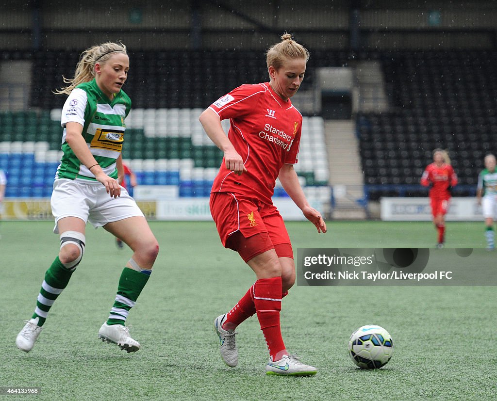 Liverpool Ladies v Yeovil Town Ladies: Pre-Season Friendly