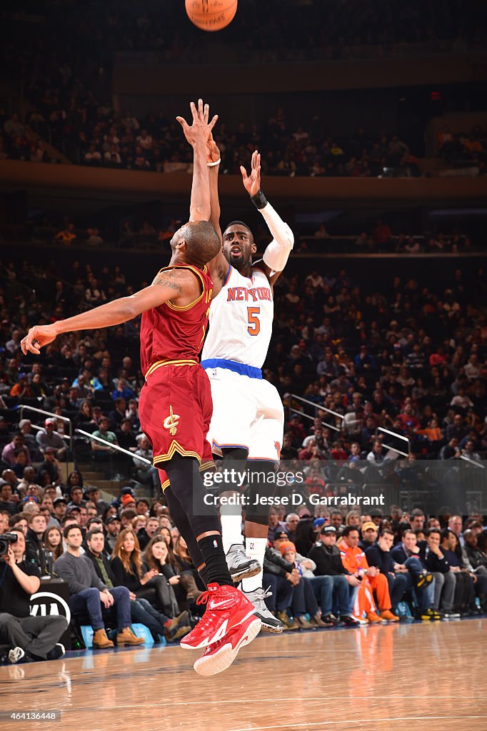 Cleveland Cavilers v New York Knicks