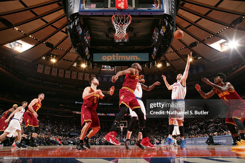 Cleveland Cavaliers v New York Knicks