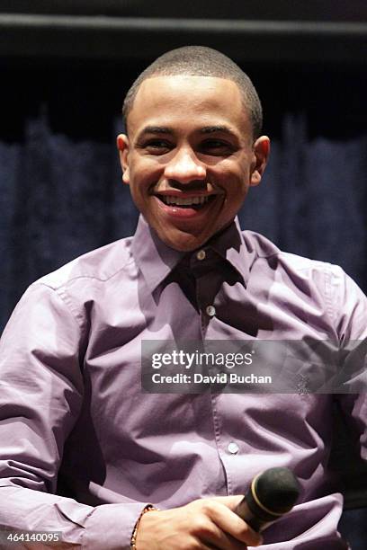 Actor Tequan Richmond attends Film Independent presents Spirit Award Nominee screening and Q&A of "Blue Caprice" at Regal Cinemas L.A. Live on...