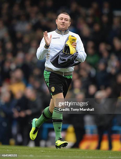 Paddy Kenny of Leeds United during the Sky Bet Championship match between Leeds United and Leicester City at Elland Road on January 18, 2013 in...