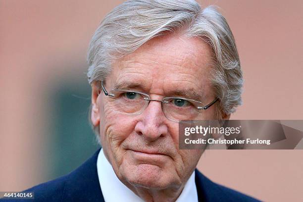 Actor William Roache arrives at Preston Crown Court for the sixth day of his trial over historical sexual offence allegations on January 21, 2014 in...