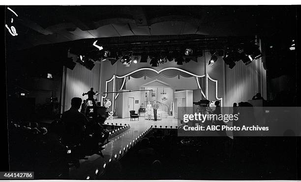 Airdate: September 17, 1966. PRODUCTION SHOT OF JOYCE JAMESON AND SID CAESAR