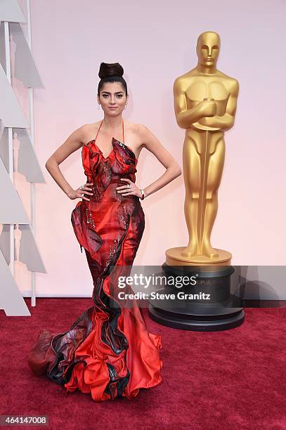 Actress Blanca Blanco attends the 87th Annual Academy Awards at Hollywood & Highland Center on February 22, 2015 in Hollywood, California.