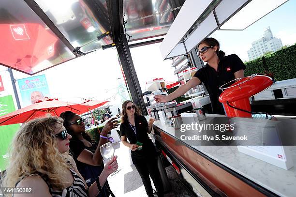 Illy on display at illy Push Button Cafe at The Food Network & Cooking Channel South Beach Wine & Food Festival Presented By FOOD & WINE on February...