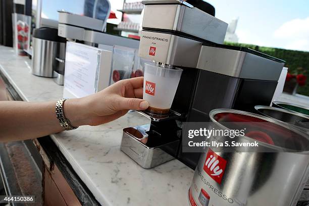 Illy on display at illy Push Button Cafe at The Food Network & Cooking Channel South Beach Wine & Food Festival Presented By FOOD & WINE on February...