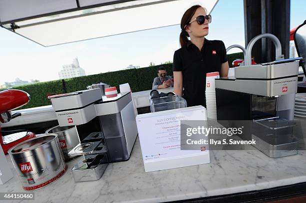 Illy on display at illy Push Button Cafe at The Food Network & Cooking Channel South Beach Wine & Food Festival Presented By FOOD & WINE on February...