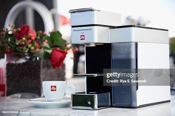 Illy on display at illy Push Button Cafe at The Food Network & Cooking Channel South Beach Wine & Food Festival Presented By FOOD & WINE on February...