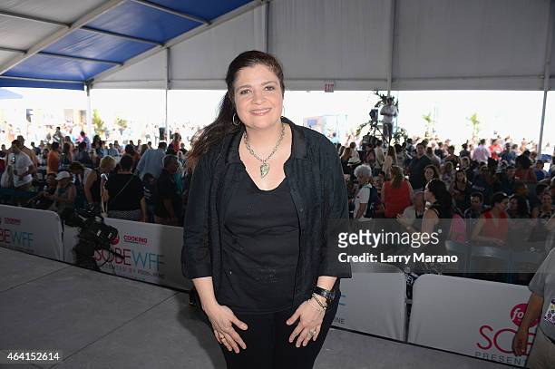 Chef Alex Guarnaschelli attends the Whole Foods Market Grand Tasting Village featuring MasterCard Grand Tasting Tents & KitchenAid Culinary...
