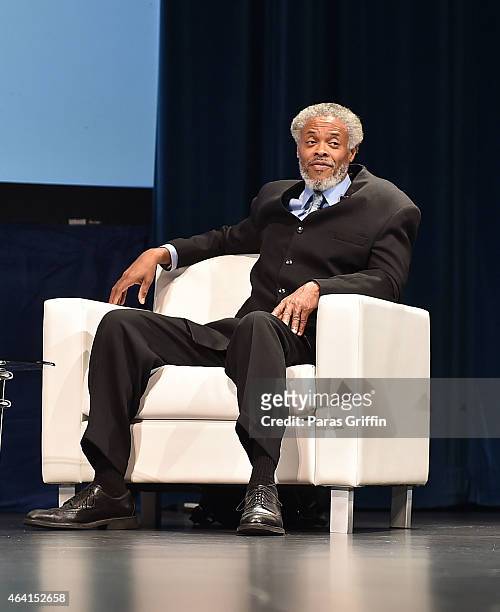 Nathaniel Bronner, Jr. Onstage at Bronner Bros. 2015 Mid-Winter International Beauty Show at Georgia World Congress Center on February 22, 2015 in...